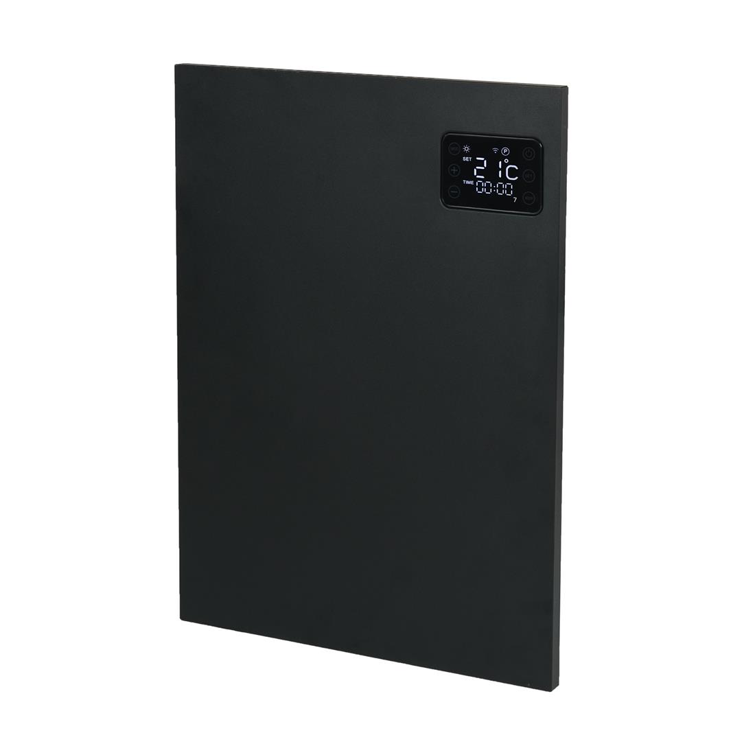 Miniatuur van Eurom alutherm sani convectorkachel voor badkamer 800W, met WiFi en app - zwart (361025)