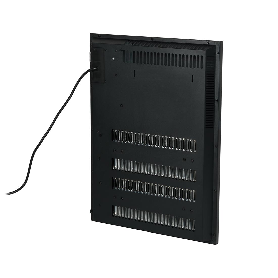 Miniatuur van Eurom alutherm sani convectorkachel voor badkamer 800W, met WiFi en app - zwart (361025)