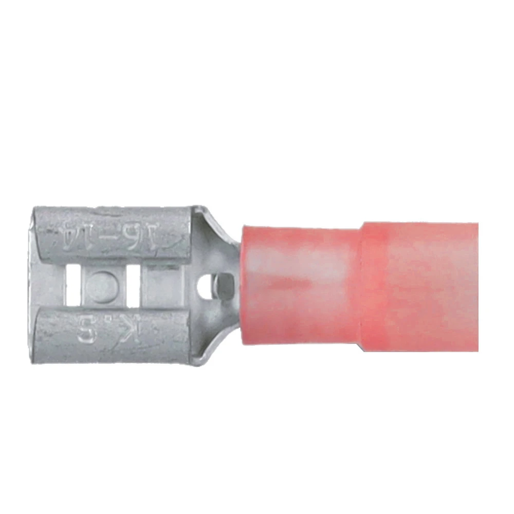 Miniatuur van Cimco geïsoleerde vlakstekerhuls rood 2,8x0,8mm voor 0,5-1mm2 per 100 stuks (180252)