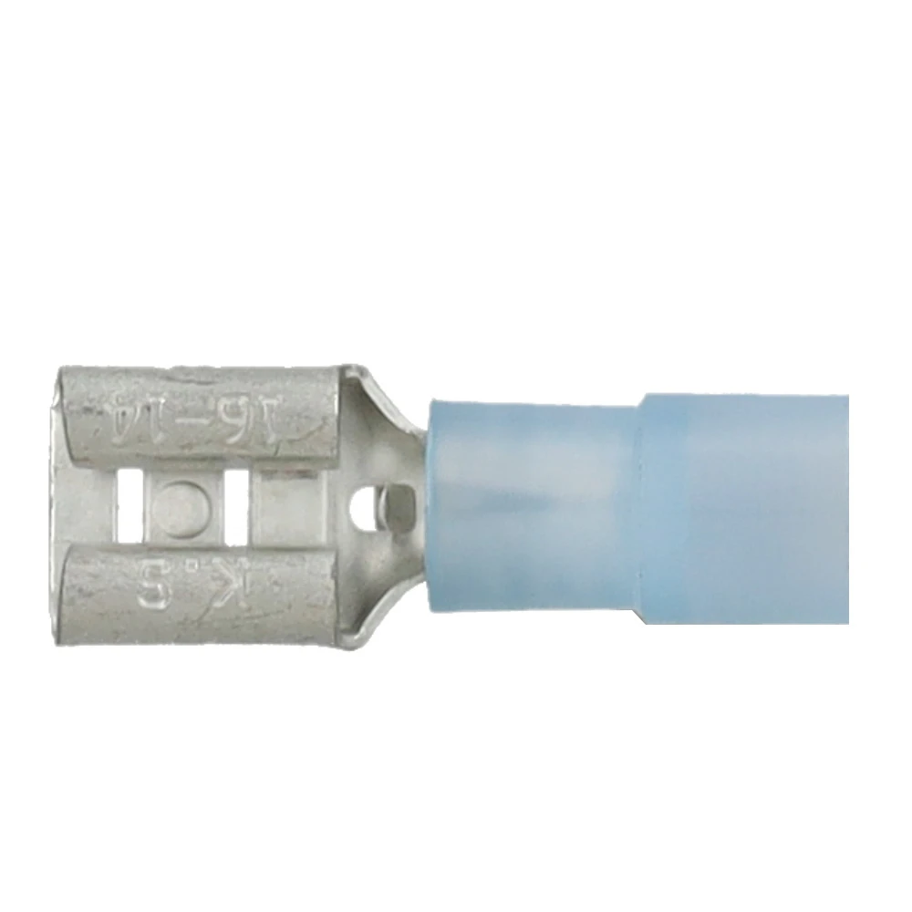 Miniatuur van Cimco geïsoleerde vlakstekerhuls blauw 4,8x0,8mm voor 1,5-2,5mm2 per 100 stuks (180260)