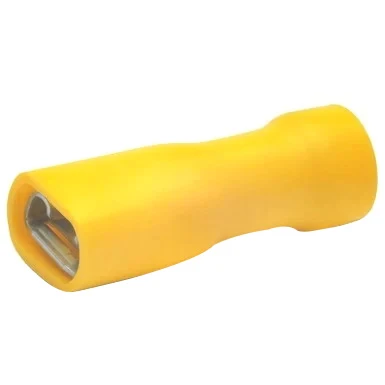 Miniatuur van Cimco volledig geïsoleerde vlakstekerhuls geel 4,8x0,8mm voor 4-6mm2 per 100 stuks (180272)