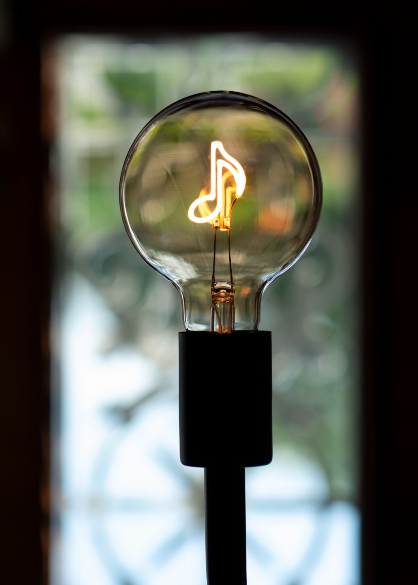 Miniatuur van Bailey LED lamp note E27 2W 90lm 2000K warm wit dimbaar (145551)