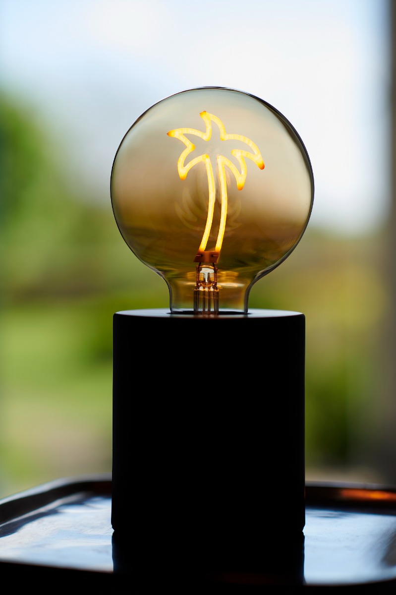 Miniatuur van Bailey LED lamp palm E27 2W 90lm 2000K warm wit dimbaar (145899)