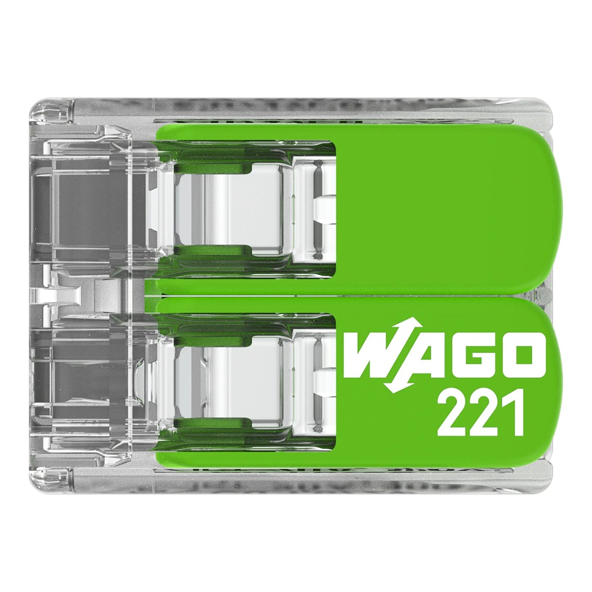 Miniatuur van Wago lasklem 2-voudig 4mm2 - per 100 stuks (221-422)