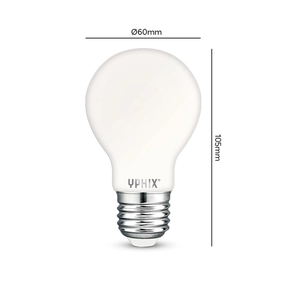Miniatuur van Yphix LED lamp filament peer E27 8W 806lm warm wit 2700K dimbaar (50510427)
