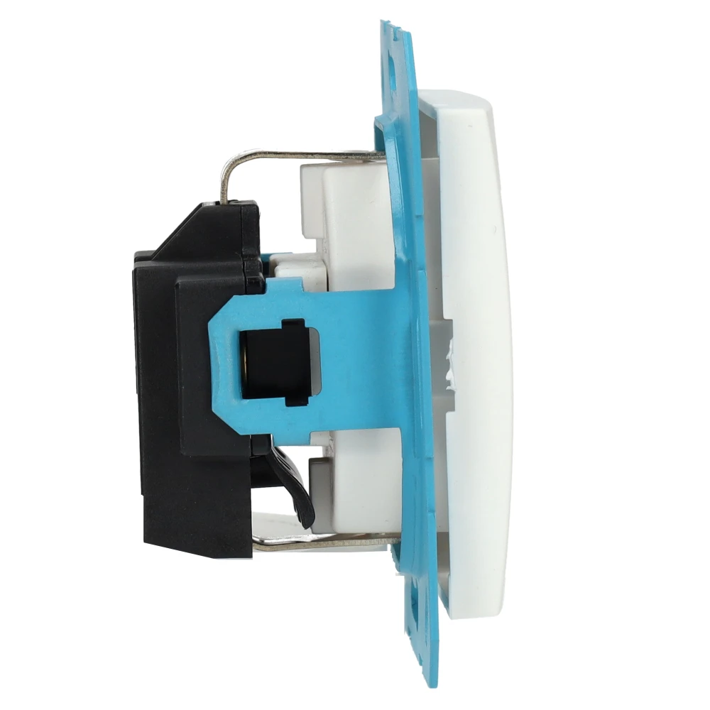 Miniatuur van ION industries stopcontact met randaarde en kinderbeveiliging - E1 alpin wit mat (10.302.215)