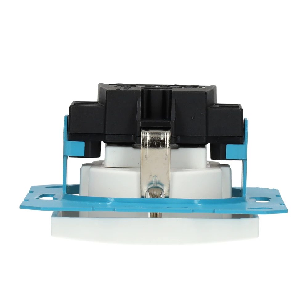 Miniatuur van ION industries stopcontact met randaarde en kinderbeveiliging - E1 alpin wit mat (10.302.215)
