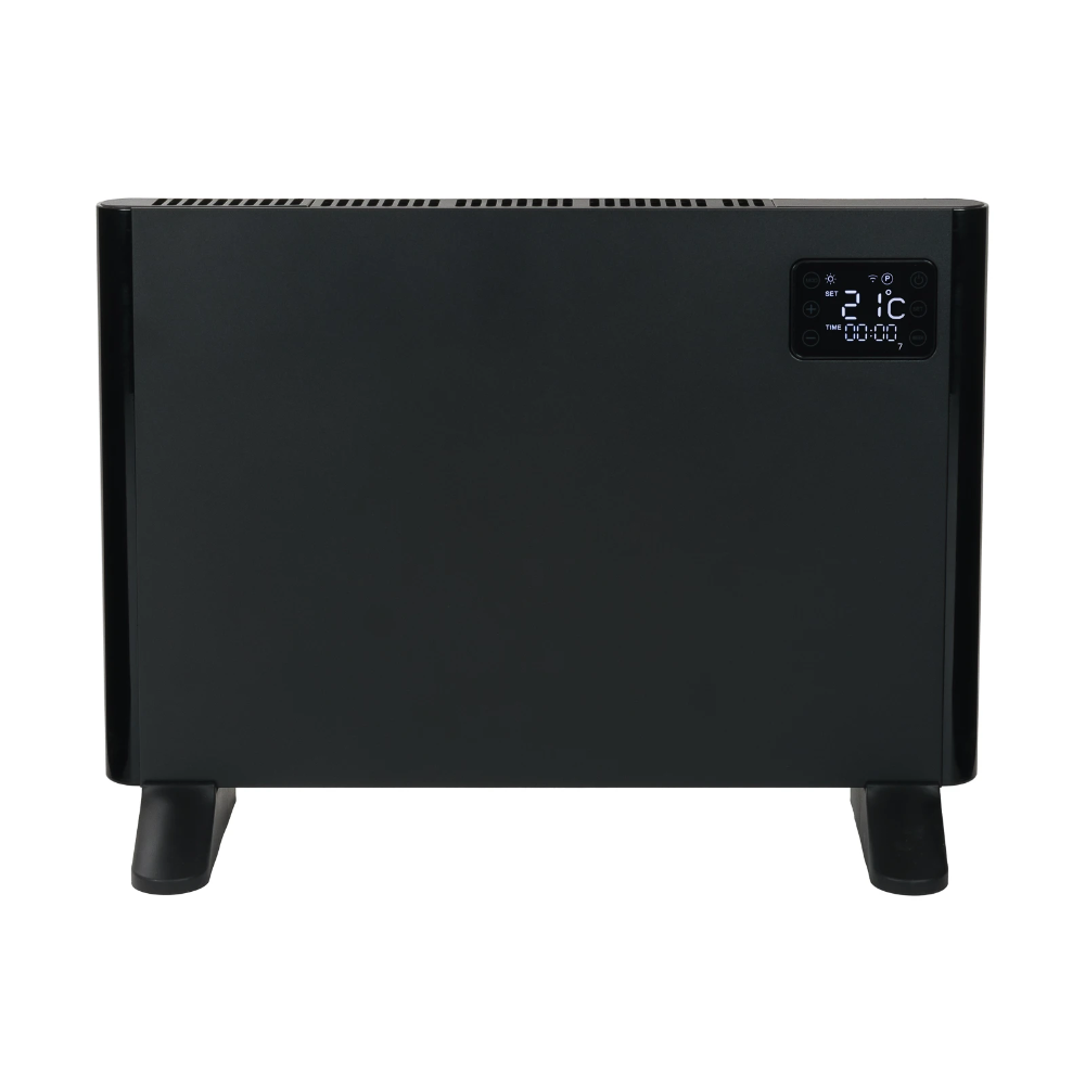 Miniatuur van Eurom alutherm convectorkachel 1000W met WiFi en app - zwart (360707)
