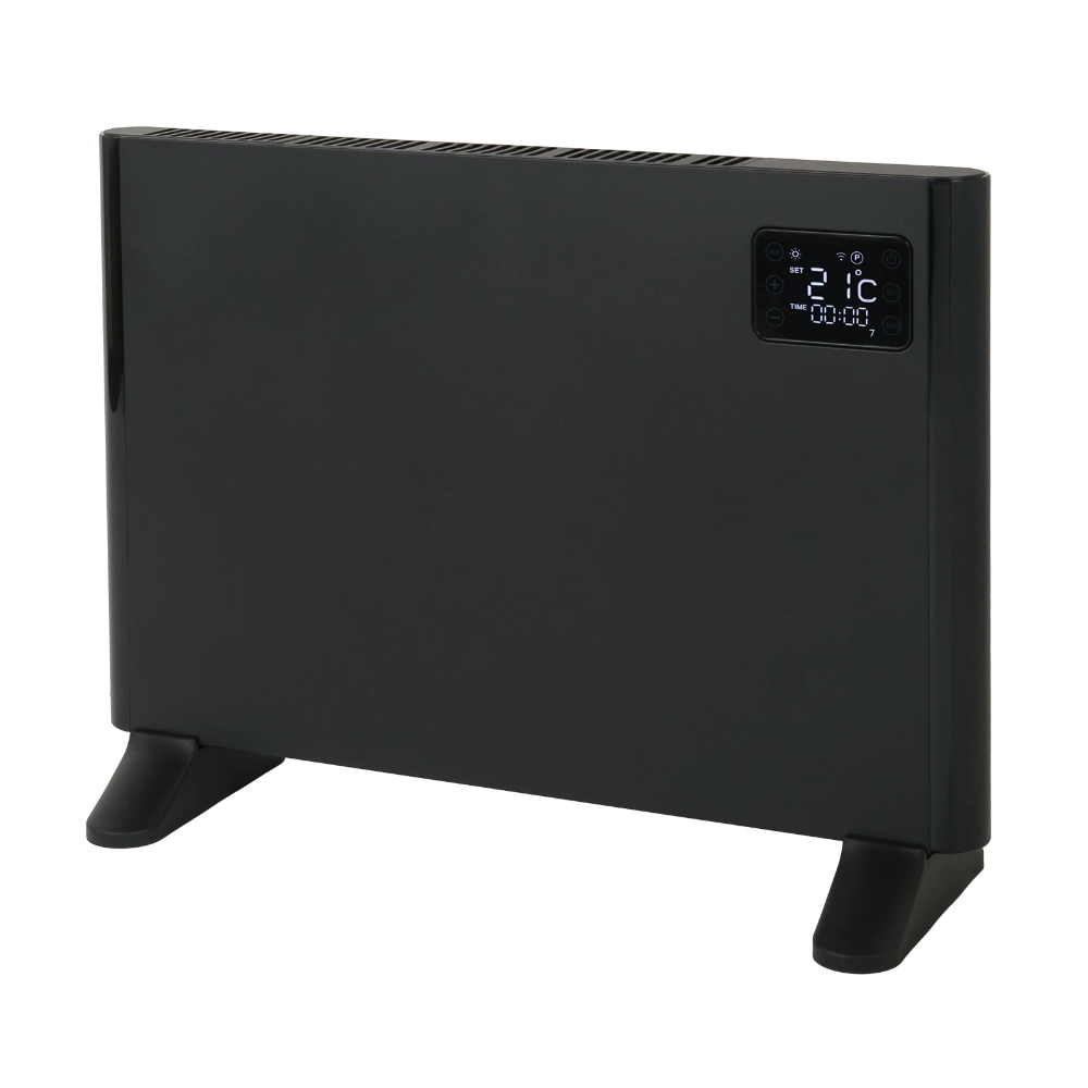 Miniatuur van Eurom alutherm convectorkachel 1000W met WiFi en app - zwart (360707)