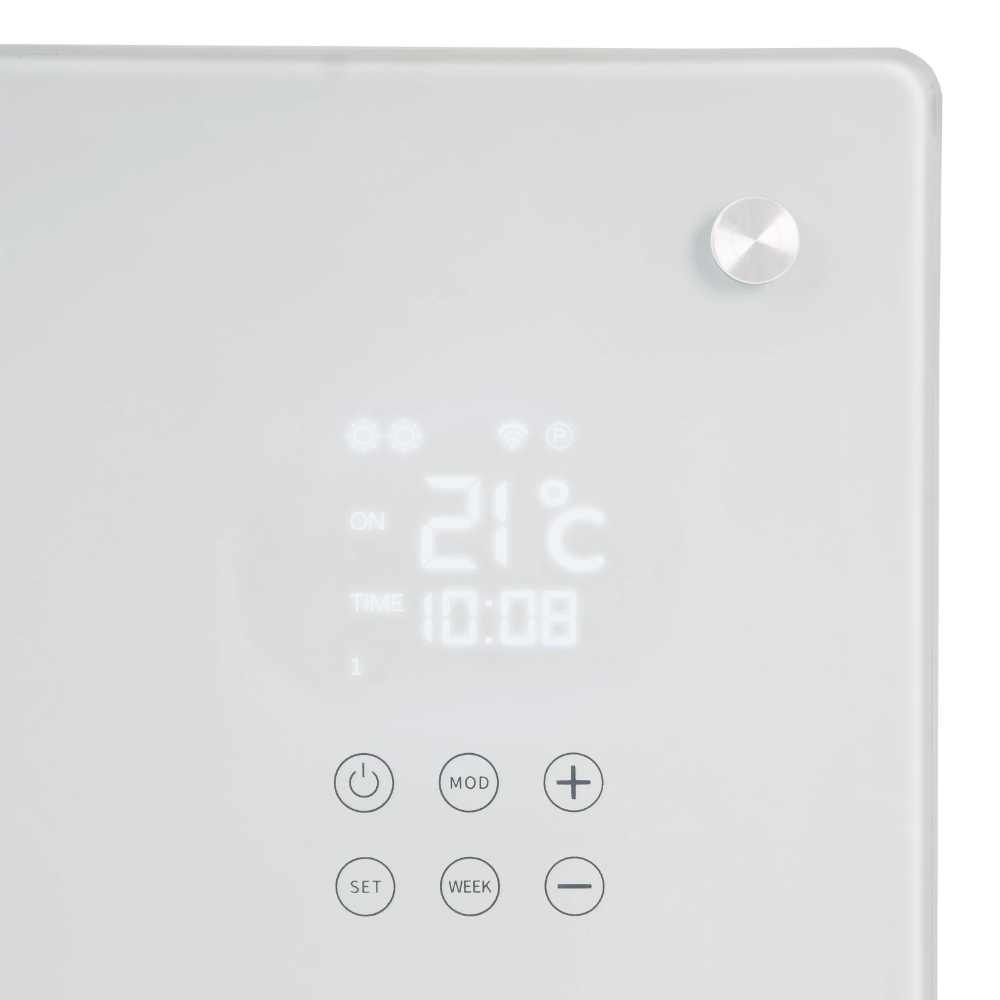 Miniatuur van Eurom alutherm sani verre convectorkachel voor badkamer 800W met wifi en app - wit (361230)