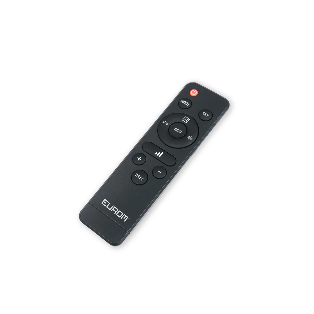 Miniatuur van Eurom alutherm sani verre convectorkachel voor badkamer 800W met wifi en app - zwart (361247)