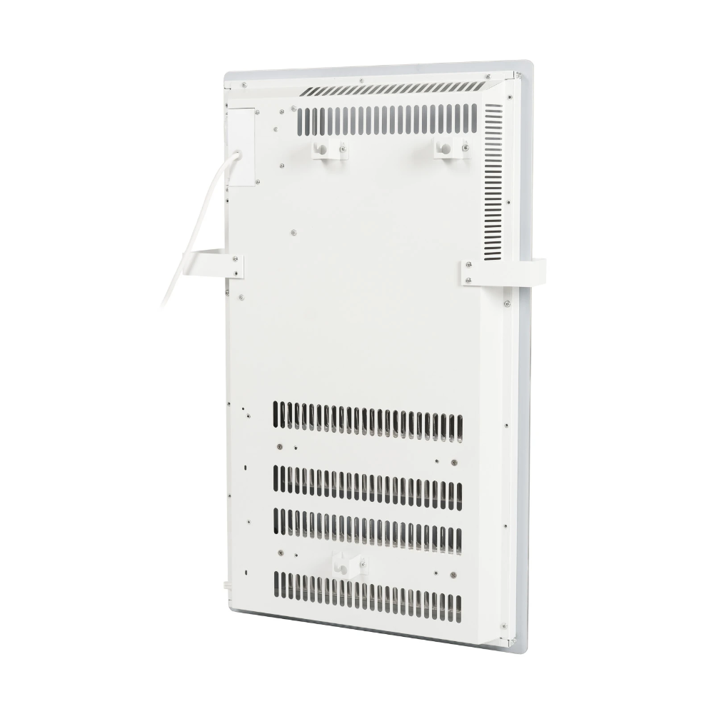 Eurom alutherm sani verre convectorkachel voor badkamer 1200W met wifi en app - wit (361254)