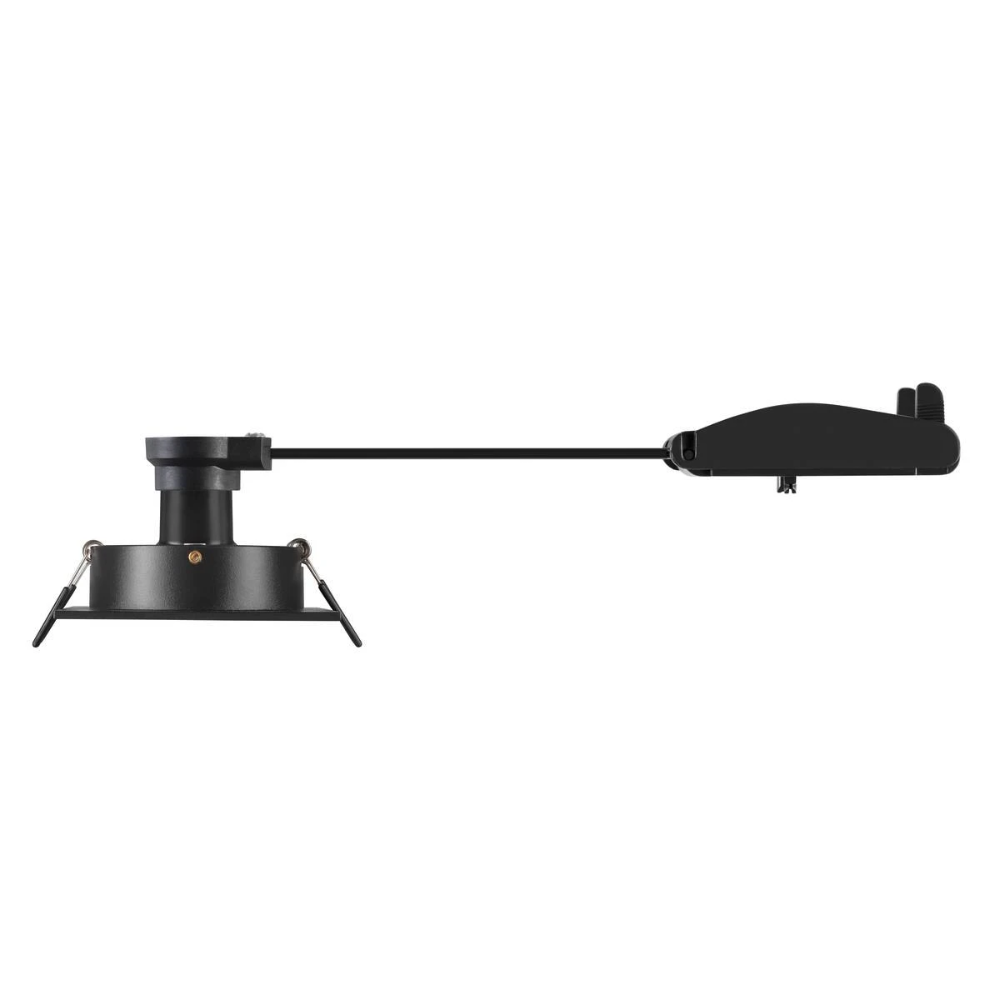 Miniatuur van SLV inbouwspot vierkant kantelbaar zwart GU10 zaagmaat Ø75mm - diameter 90mm (1007378)