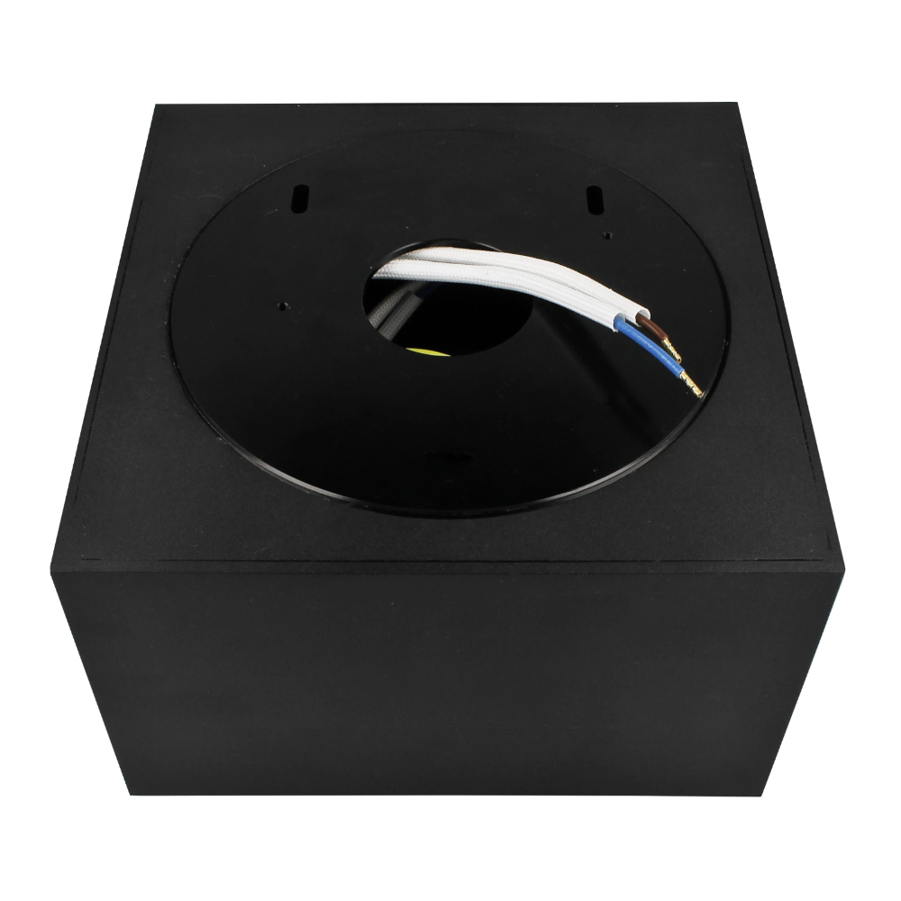 Miniatuur van Yphix opbouwspot kantelbaar carré vierkant zwart GU10 (50114860)