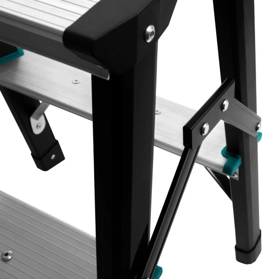 VONROC dubbele trap PRO 2 treden antislip max 150kg 43cm (SL502XX)