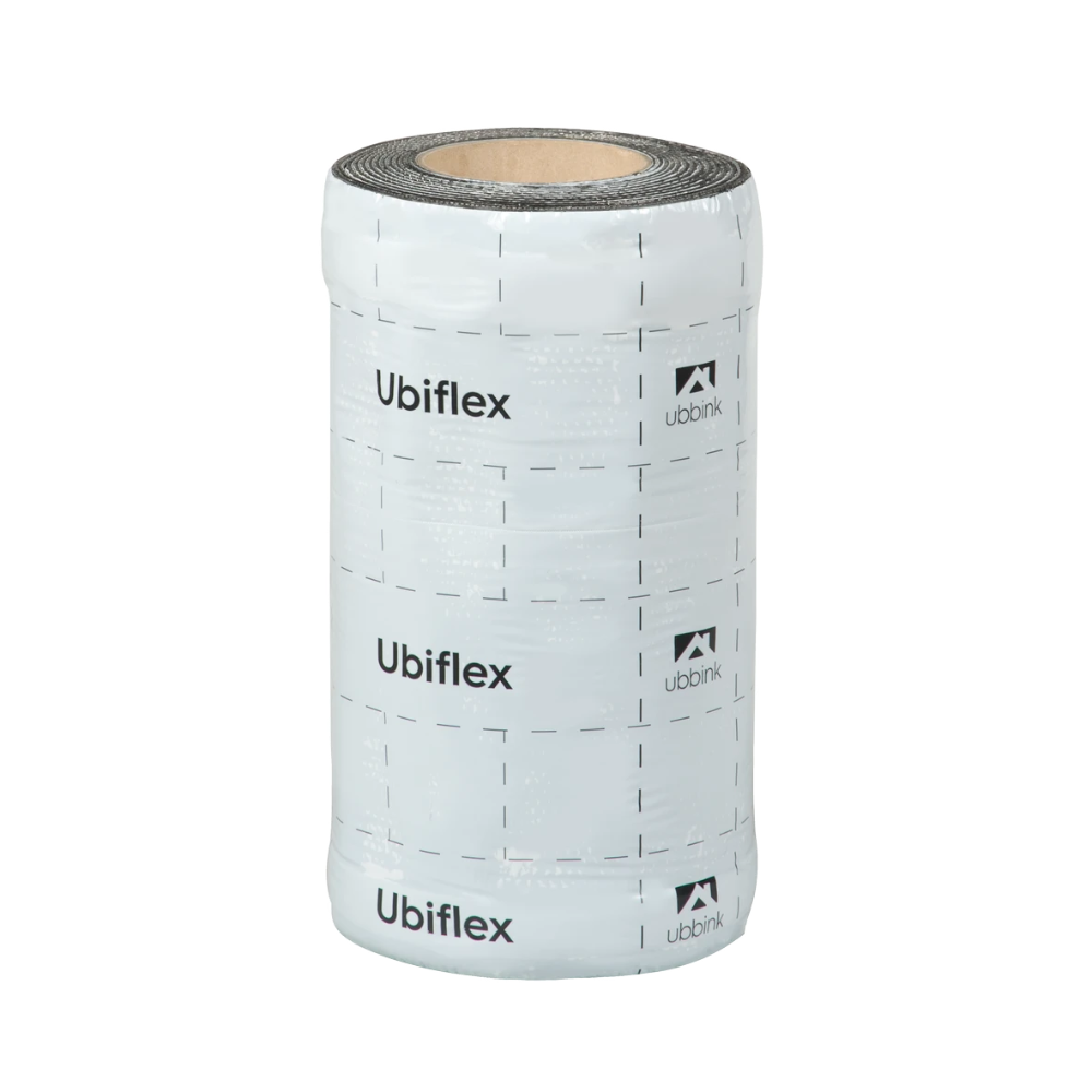 Miniatuur van Ubbink ubiflex finio loodvervanger vulkaniserend met dubbele kleeflaag 300mm x 5 meter - grijs (0535204)