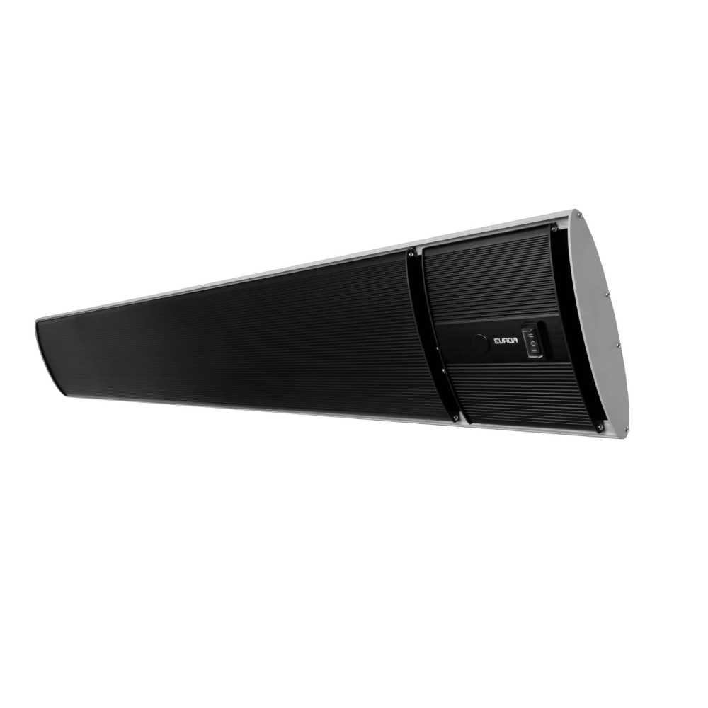 Miniatuur van Eurom elektrisch infraroodpaneel 2400W met afstandsbediening IPX4 - zwart (334395)