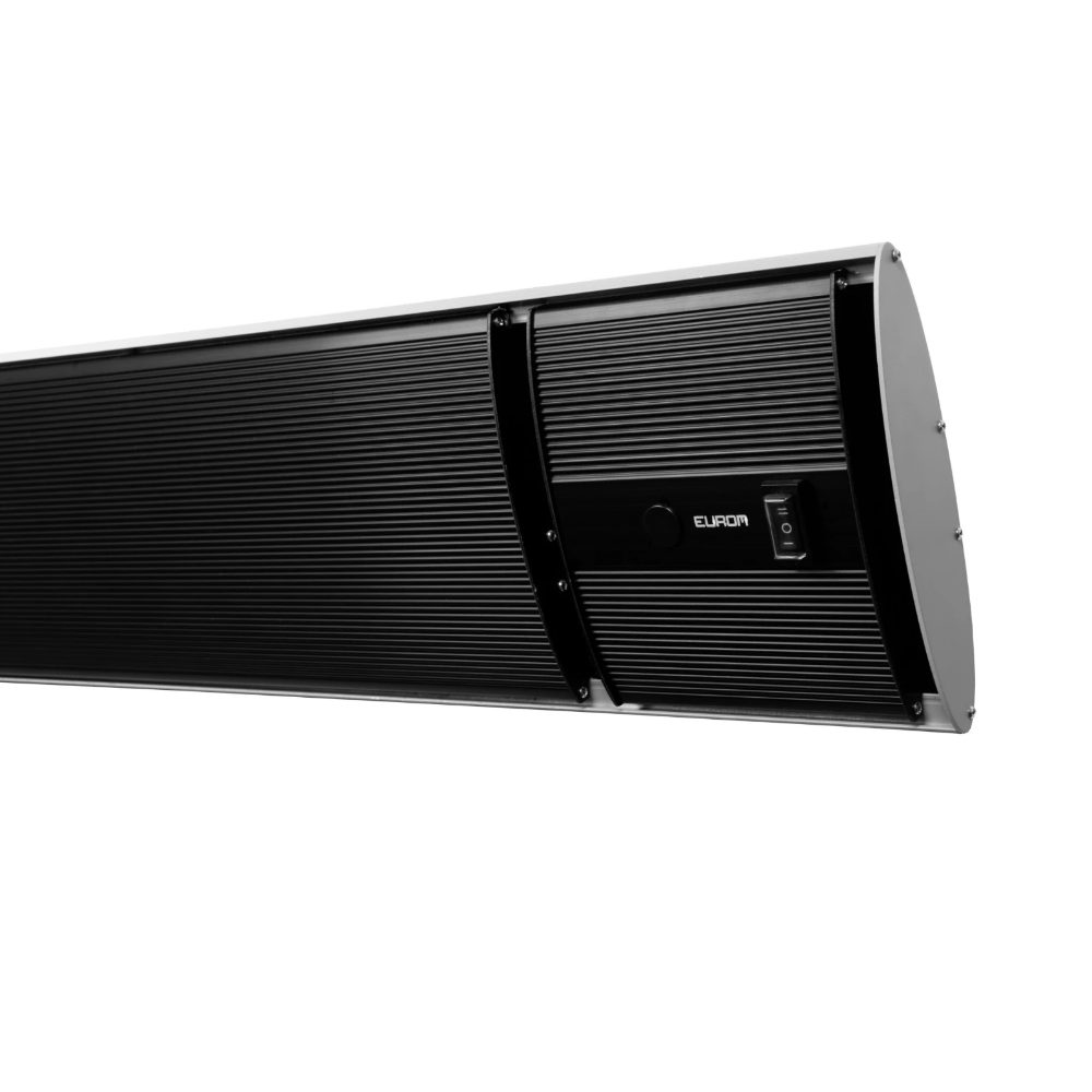 Miniatuur van Eurom elektrisch infraroodpaneel 2400W met afstandsbediening IPX4 - zwart (334395)