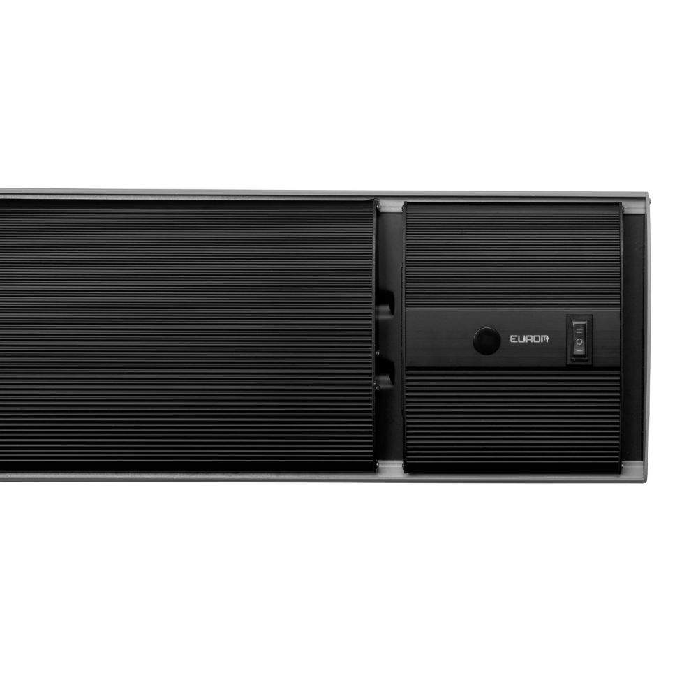Miniatuur van Eurom elektrisch infraroodpaneel 2400W met afstandsbediening IPX4 - zwart (334395)