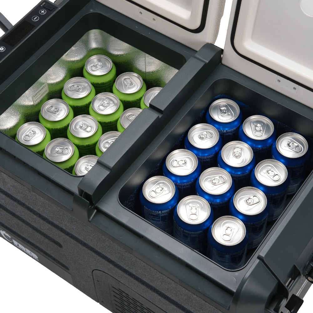Miniatuur van Eurom Double Fred elektrische koel en vriesbox met 230V en 12/24V adapter inhoud 38 liter (388046)