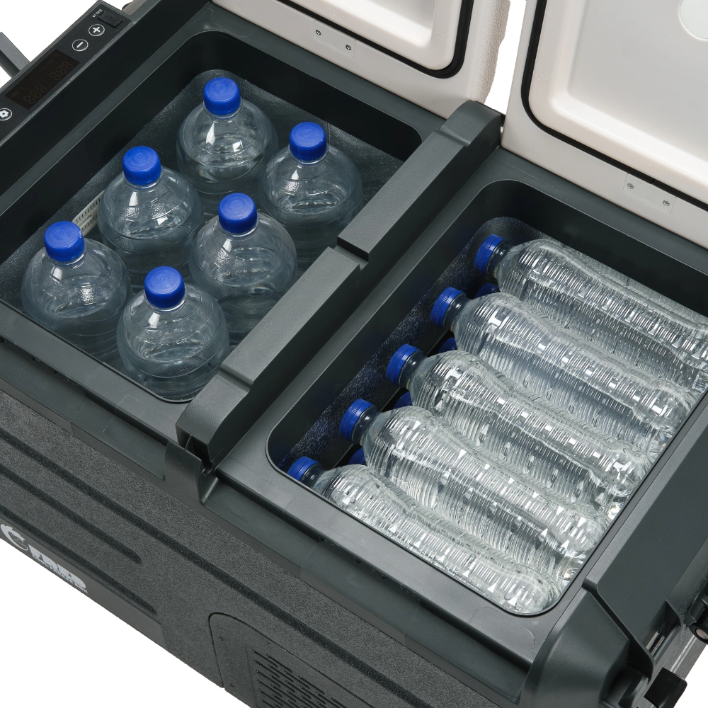 Miniatuur van Eurom Double Fred elektrische koel en vriesbox met 230V en 12/24V adapter inhoud 38 liter (388046)