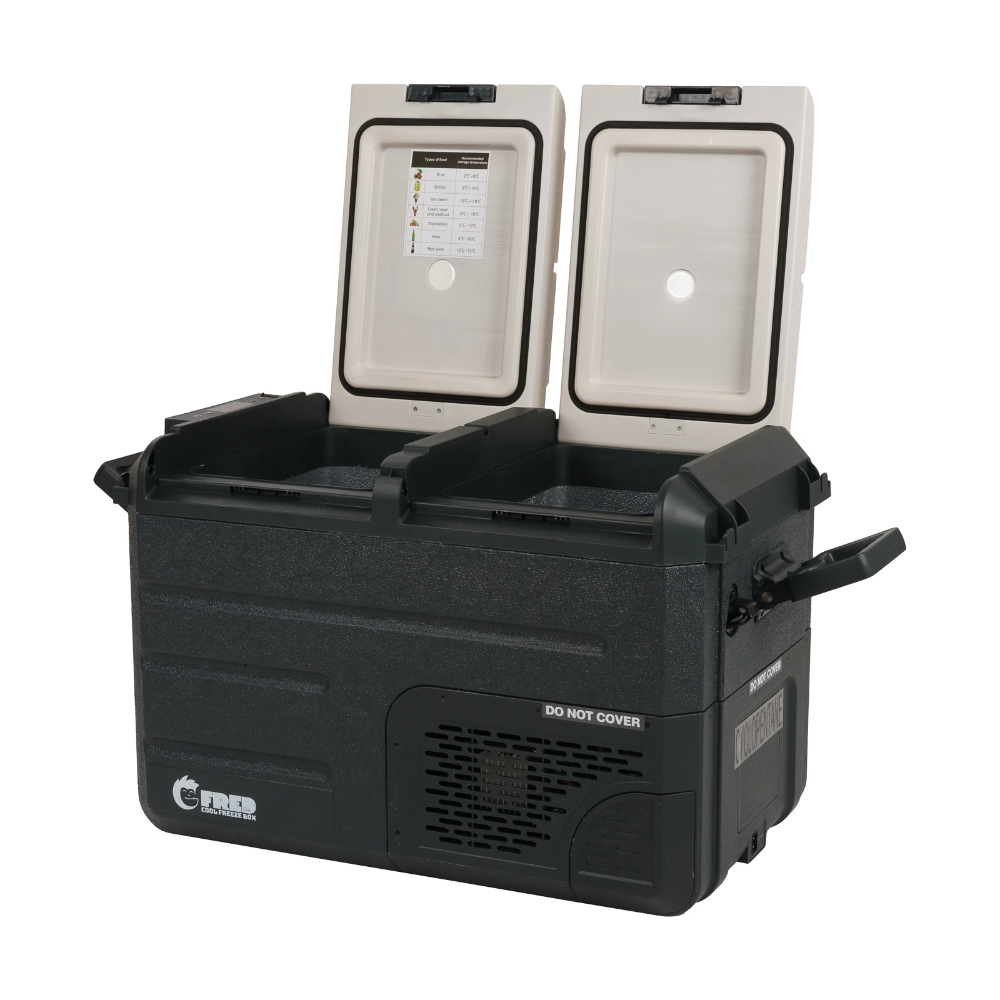Miniatuur van Eurom Double Fred elektrische koel en vriesbox met 230V en 12/24V adapter inhoud 38 liter (388046)