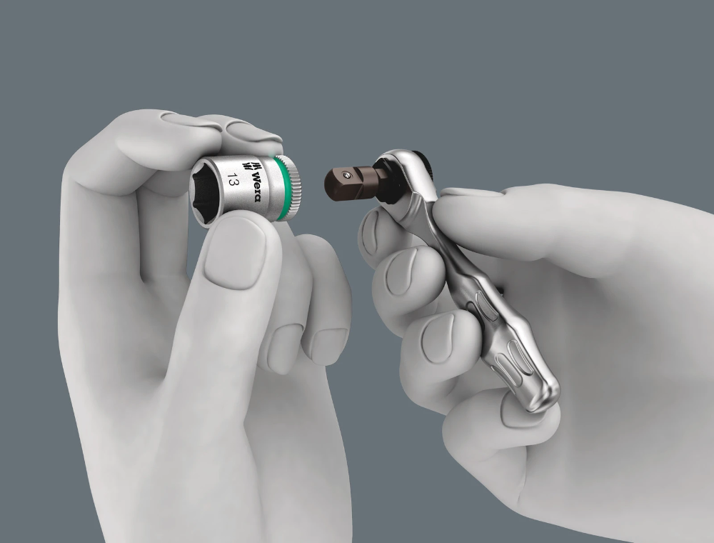 Miniatuur van Wera bitratel Zyklop Mini 1 1/4" bit- en dopopname (05073230001)