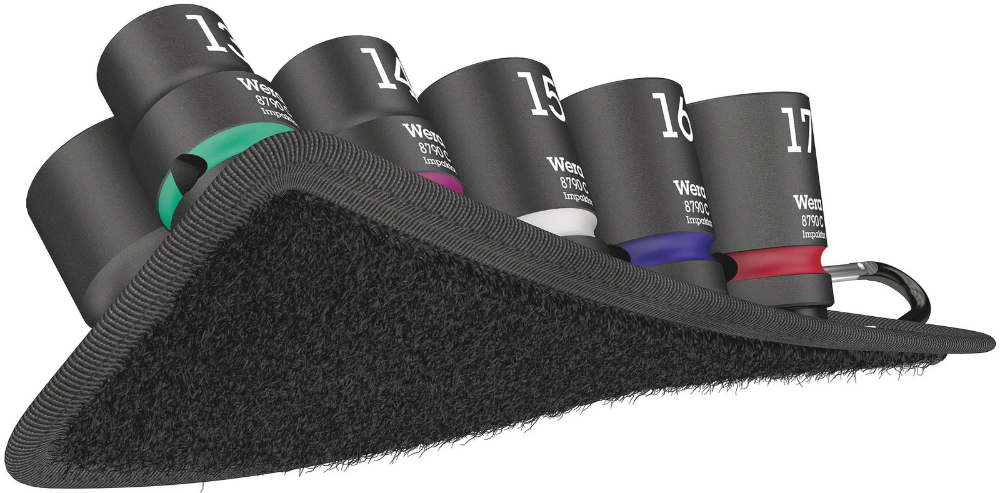 Miniatuur van Wera dopsleutelset riem C Impaktor 1 1/2" - 10‑delig (05004580001)