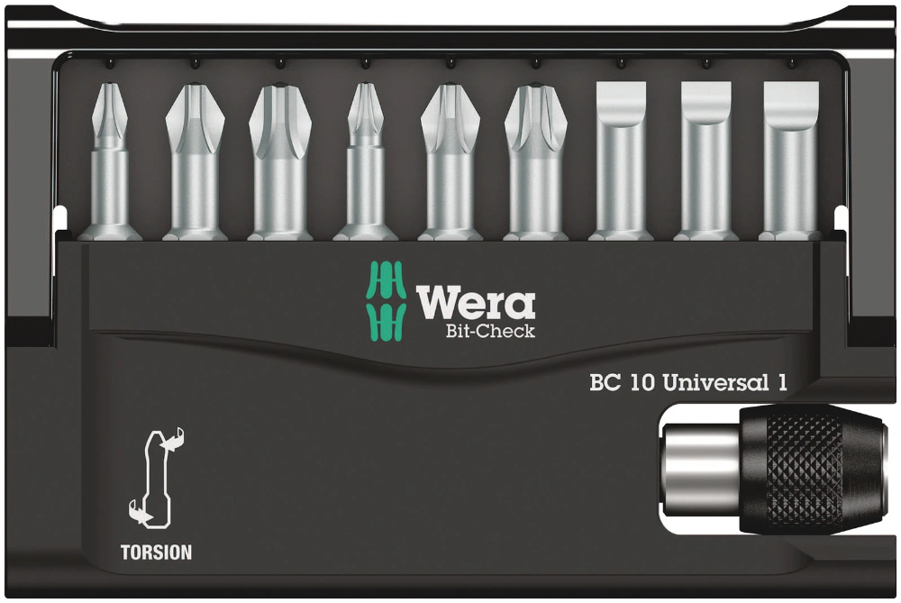 Miniatuur van Wera bitset bit-check 10 Universeel 1 - 10‑delig (05056161001)