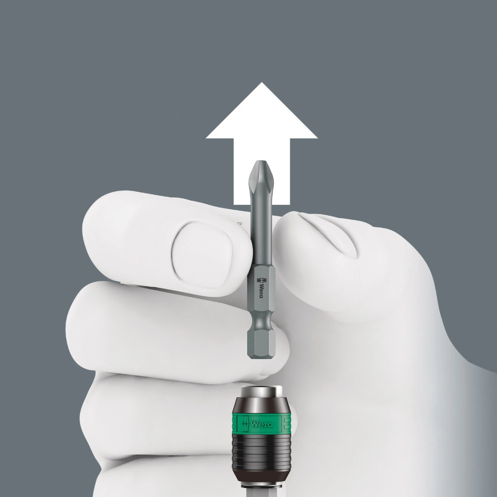 Miniatuur van Wera bitset in vouwtas kraftform kompakt turbo 1 - 19‑delig (05057482001)
