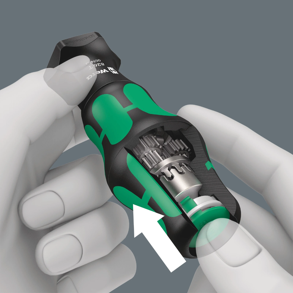 Miniatuur van Wera bitset in vouwtas kraftform kompakt turbo 1 - 19‑delig (05057482001)