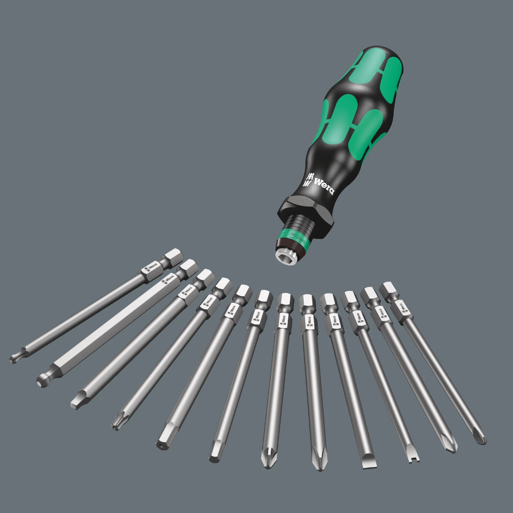 Miniatuur van Wera bitset in vouwetui kraftform kompakt 62 - 33‑delig (05059297001)