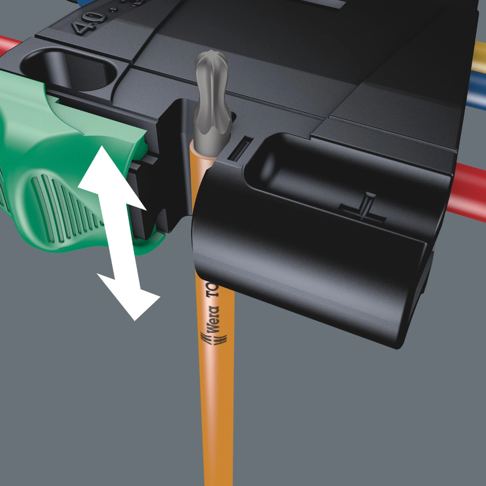 Wera torxsleutelset stiftsleutel haaks 967/9 TX BO multicolour 1 SB TX8-TX40 - 9 delig (05073599001)