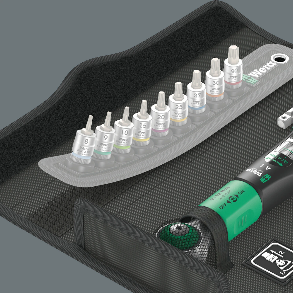 Miniatuur van Wera draaimomentsleutelset safe-torque A1 set 1 1/4" 2-12Nm - 10‑delig (05075830001)
