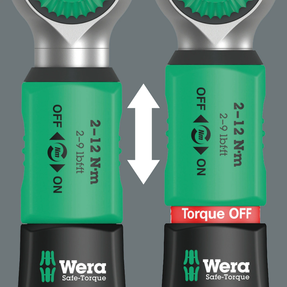 Miniatuur van Wera draaimomentsleutelset safe-torque A1 set 1 1/4" 2-12Nm - 10‑delig (05075830001)