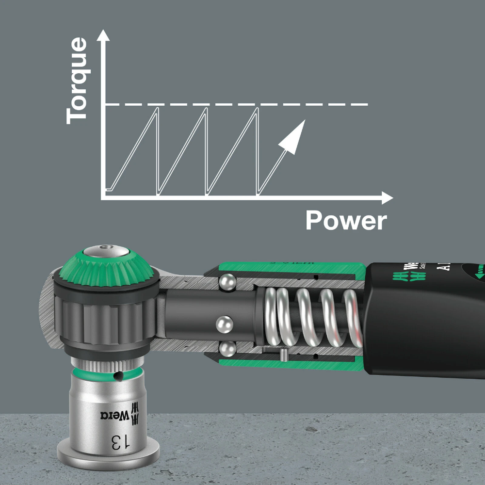 Miniatuur van Wera draaimomentsleutelset safe-torque A1 set 1 1/4" 2-12Nm - 10‑delig (05075830001)