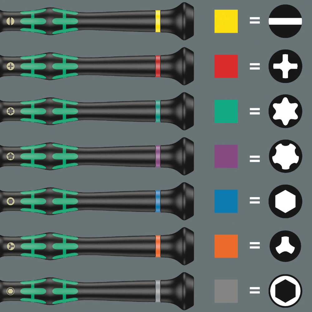 Miniatuur van Wera inbusschroevendraaier 2mm Kraftform micro (05118068001)