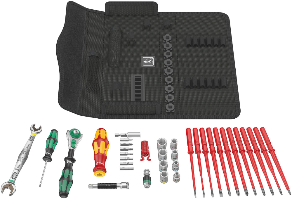 Miniatuur van Wera gereedschapset in vouwetui kraftform kompakt W2 service, 35‑delig (05135870001)