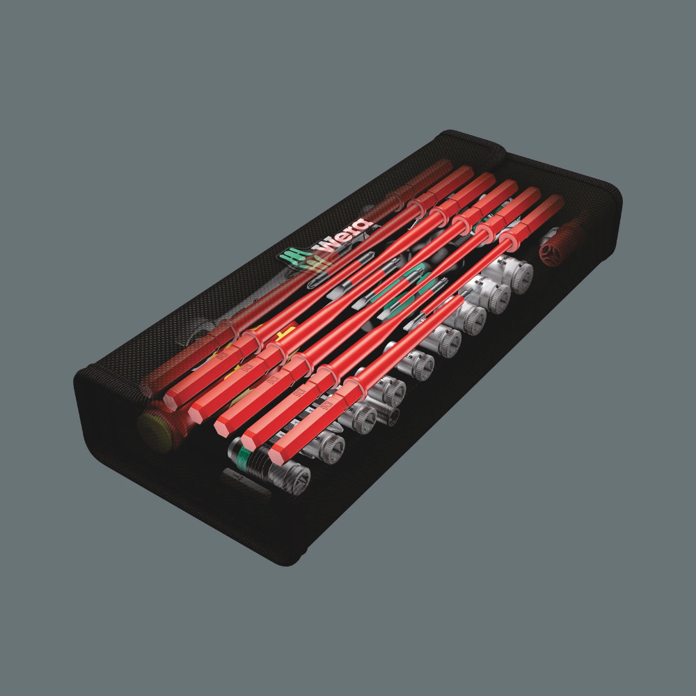 Miniatuur van Wera gereedschapset in vouwetui kraftform kompakt W2 service, 35‑delig (05135870001)