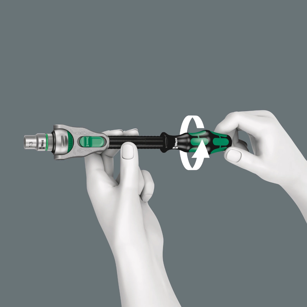 Miniatuur van Wera schuimrubberen inzetstuk met 8000 C Zyklop ratel 1/2" Set 1 - 31‑delig (05150112001)