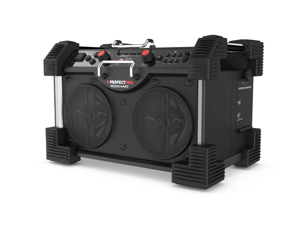 Miniatuur van PerfectPro bouwradio Rockhart Bluetooth DAB+ FM AUX 2x30W IP44 (RH4)
