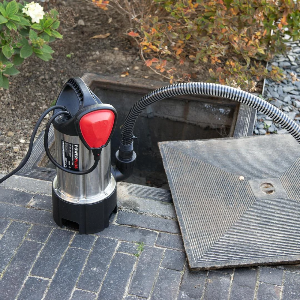 Miniatuur van PowerPlus vuil- en schoonwater dompelpomp RVS 230V 900W 13000 l/h (POWEW67915)