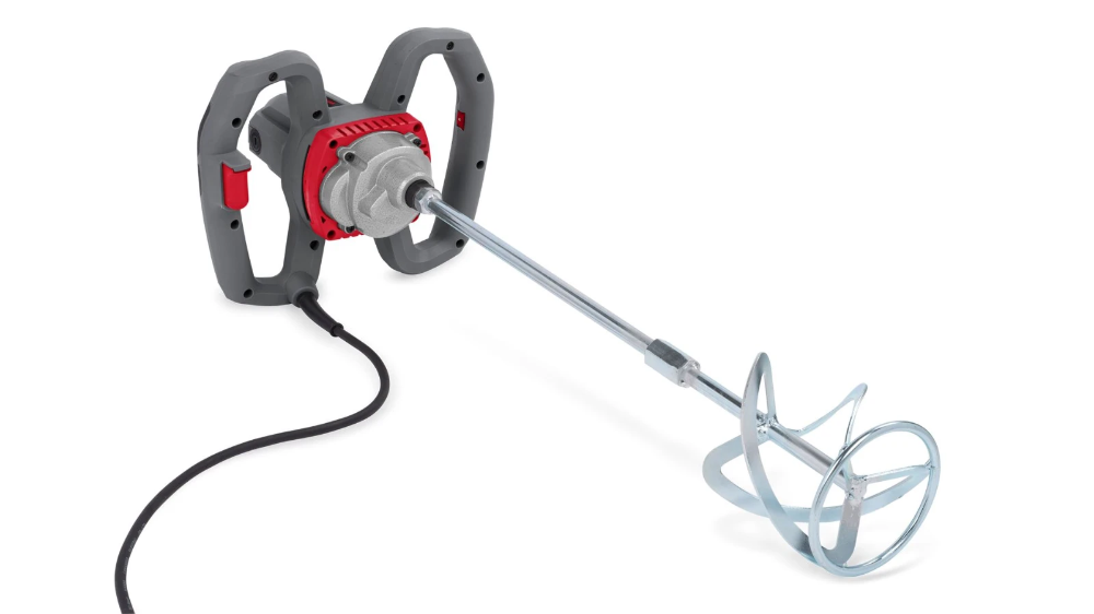 PowerPlus betonmixer verfmixer 230V 1200W 6 snelheden - compleet met mengstaaf (POWE80070)