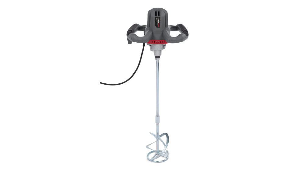 PowerPlus betonmixer verfmixer 230V 1200W 6 snelheden - compleet met mengstaaf (POWE80070) main product photo