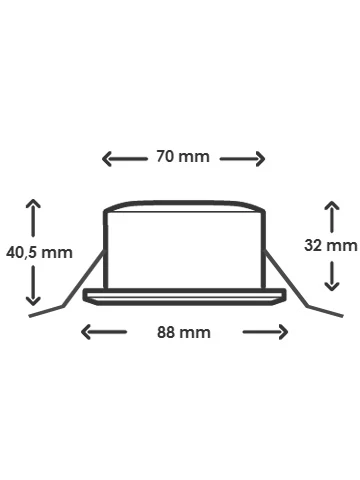 Miniatuur van INTERLight IP44 led spot 6W Ø88mm DTW dimbaar geborsteld chroom incl. driver (IL-DC636CTAM)