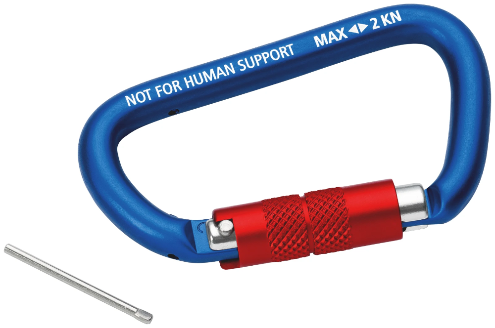 Miniatuur van KNIPEX karabijnhaak TT draagcapaciteit tot 6kg - per 2 stuks (005003TBK)