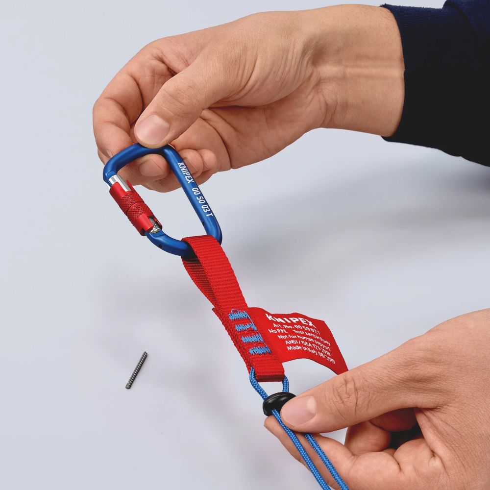 Miniatuur van KNIPEX karabijnhaak TT draagcapaciteit tot 6kg - per 2 stuks (005003TBK)