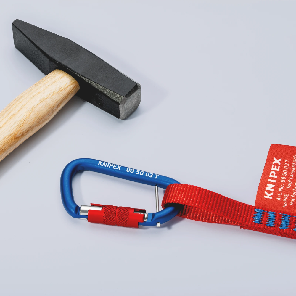 Miniatuur van KNIPEX karabijnhaak TT draagcapaciteit tot 6kg - per 2 stuks (005003TBK)