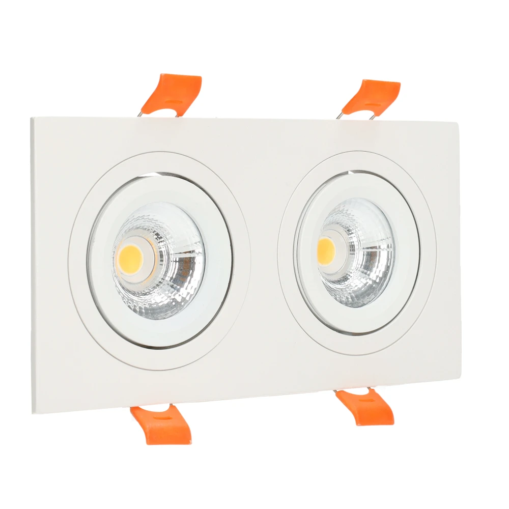 Miniatuur van LED Republic waterdichte inbouwspot vierkant wit 2x 5W 900lm DTW zaagmaat 2xØ75mm - 175mm x 93mm 2-voudig IP65 (8785278182963)