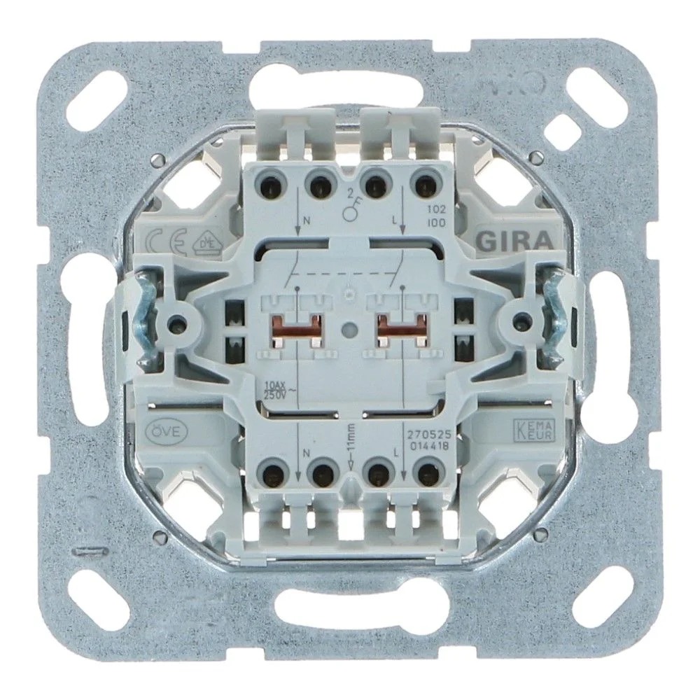 Miniatuur van Gira wipschakelaar uit 2-polig basiselement (310200)